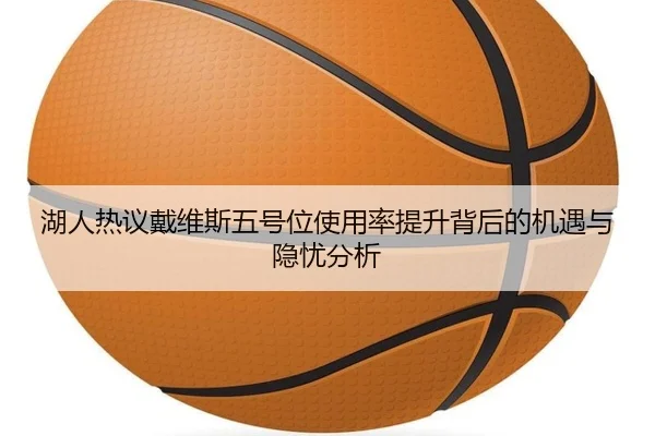 湖人热议戴维斯五号位使用率提升背后的机遇与隐忧分析